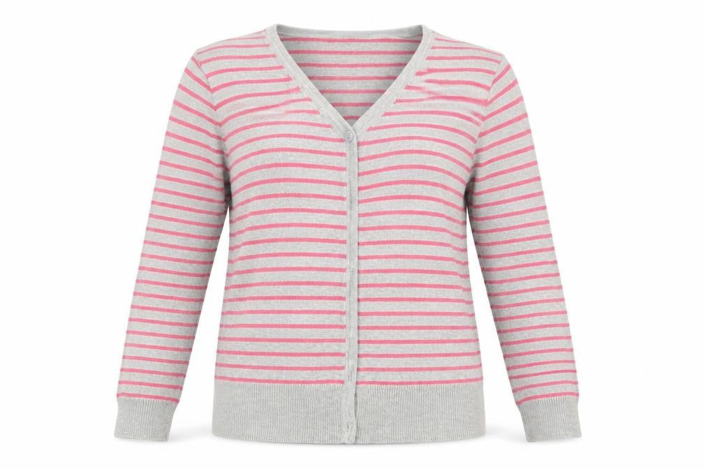 atmosph Womens Multicoloured Striped  Cardigan Jumper Size 8