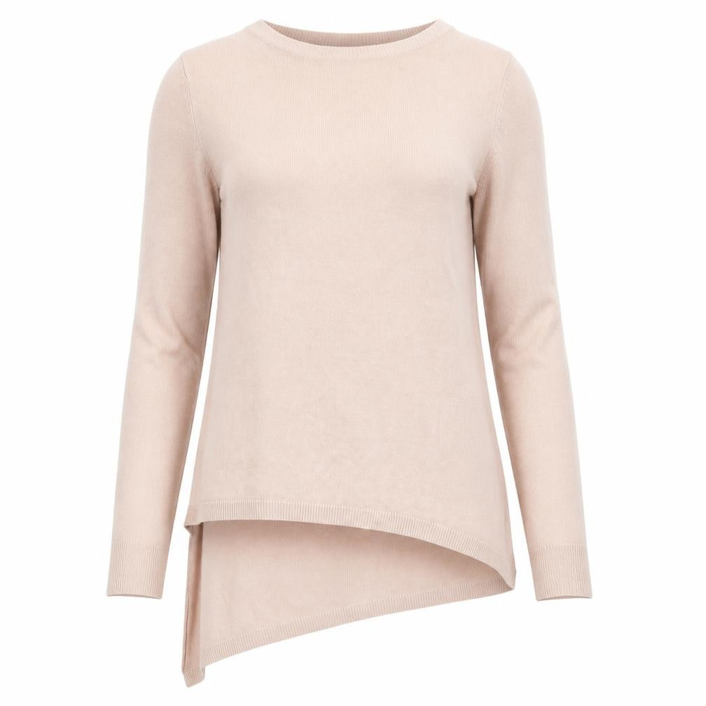 Front view of River Island women’s pink jumper, size UK 6