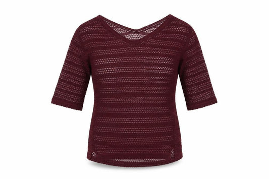 Front view of Next women’s red basic t-shirt, size UK 10