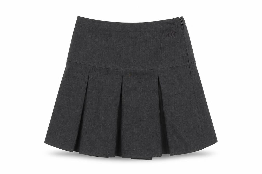 NEXT Girls Grey   A-Line Skirt Size 7 Years