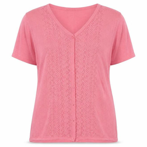 BM Womens Pink   Cardigan Jumper Size M