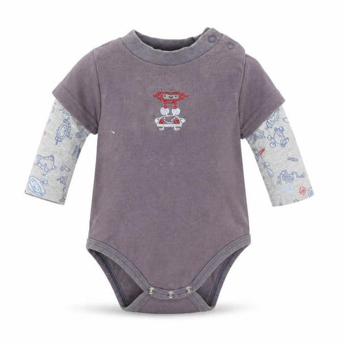 little red caboose Baby Grey   Romper One-Piece Size 0-3 Months
