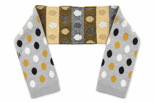 Nutmeg Girls Grey Polka Dot  Rectangle Scarf Scarves & Wraps One Size