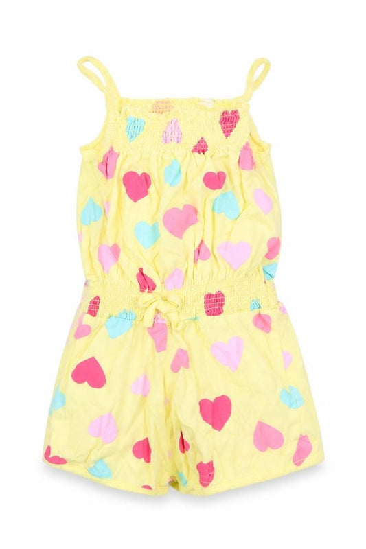 girl2girl Girls Yellow Geometric  Playsuit One-Piece Size 2-3 Years