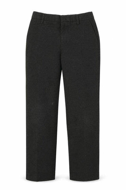 Front view of Marks & Spencer boys’ grey dress pants trousers, size 8-9, years