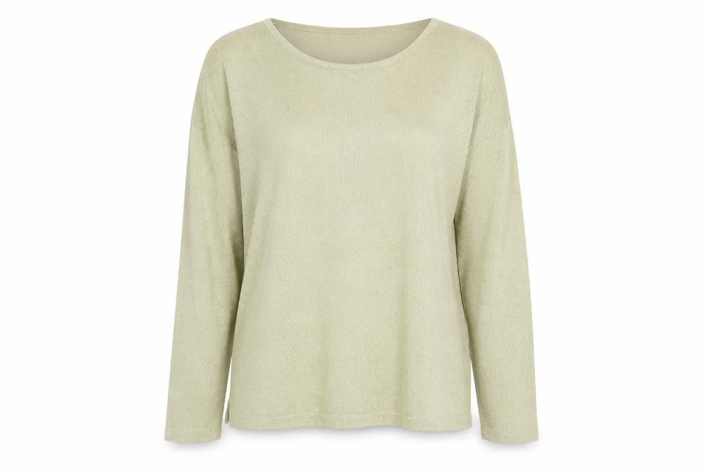 Fabrizio Womens Gold  Knit Pullover Jumper Size M