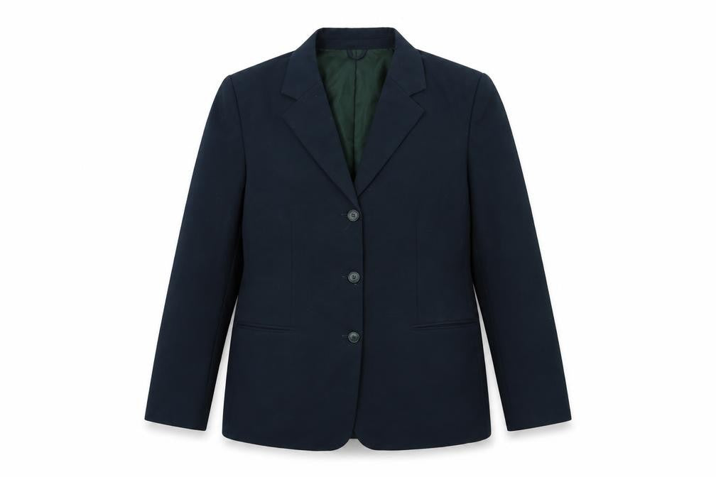 Front view of Preworn men’s blue jacket suit jacket, size 38