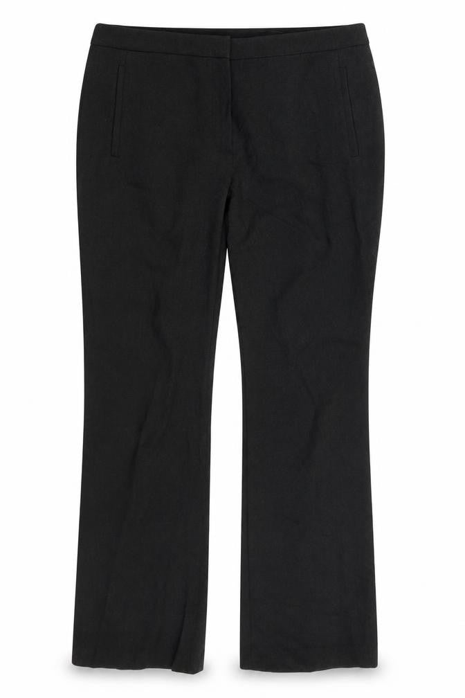 M&S Womens Black   Trousers  Size 12 L27 in