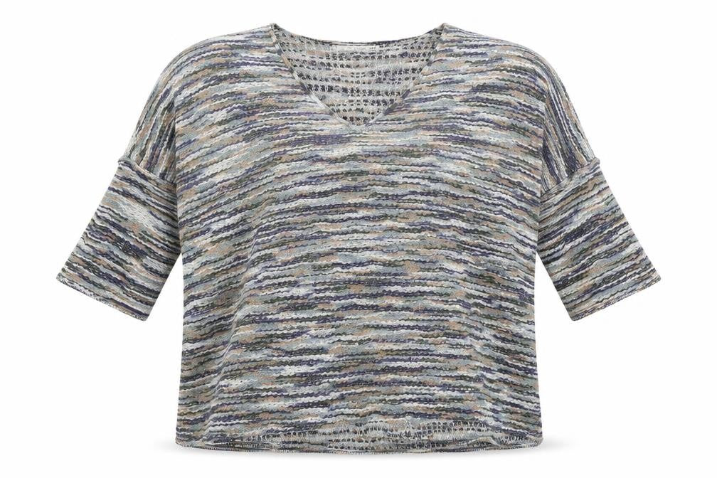 Mango Womens Multicoloured Striped Knit Pullover Jumper Size M