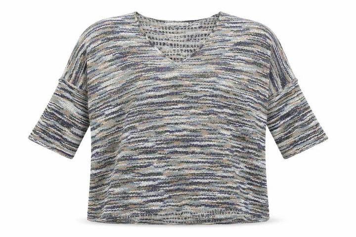 Mango Womens Multicoloured Striped Knit Pullover Jumper Size M