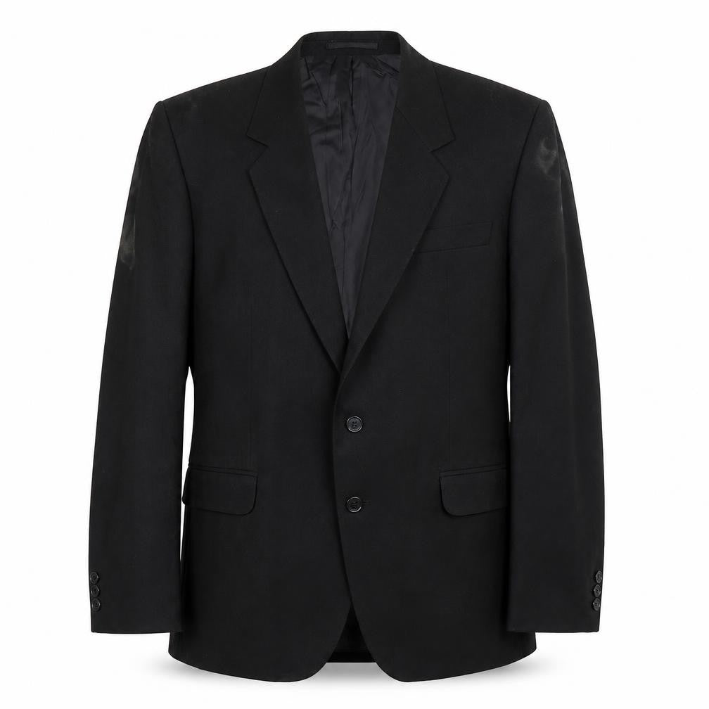Front view of VART EKS men’s black jacket blazer, size 42