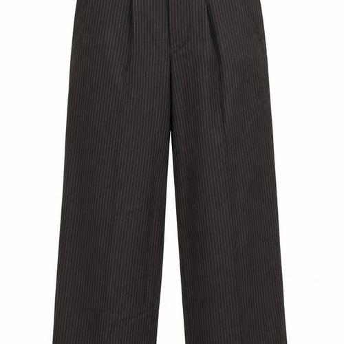 Preworn Womens Brown Striped  Trousers  Size 4 L20 in