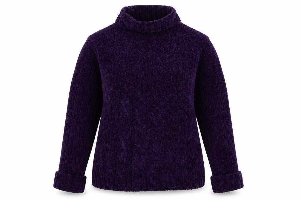 Alibi Womens Purple   Pullover Jumper Size S