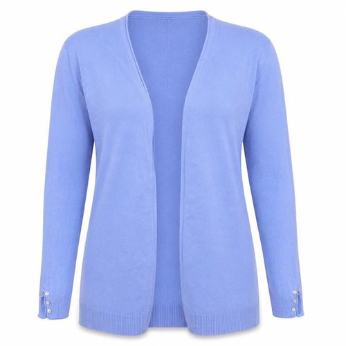 Paris Womens Blue   Cardigan Jumper Size L
