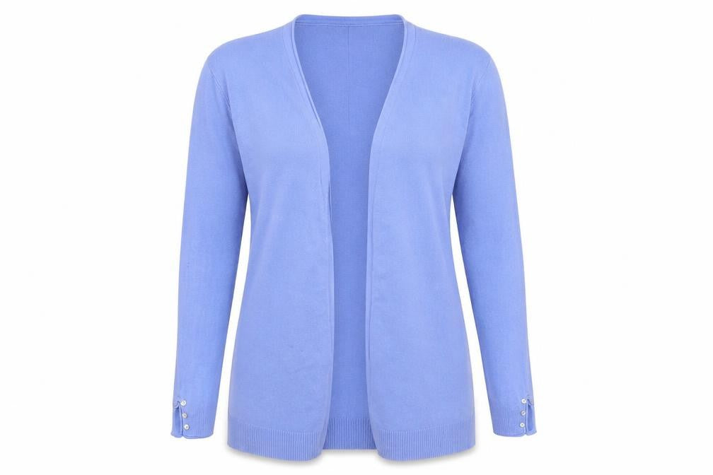 Paris Womens Blue   Cardigan Jumper Size L