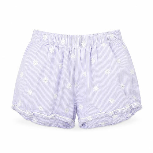 F&F  Womens Blue Floral  Sweat Shorts Size 6