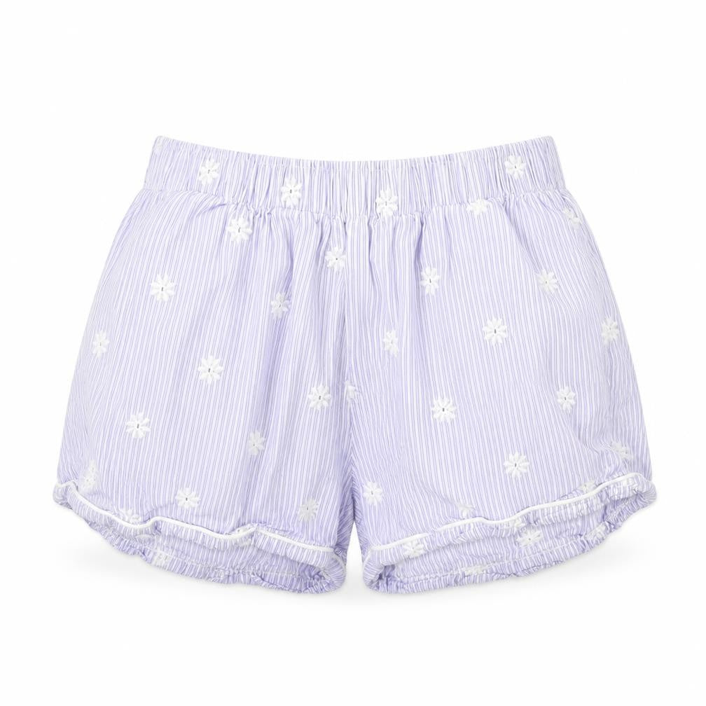 F&F  Womens Blue Floral  Sweat Shorts Size 6