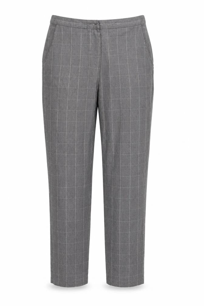 Brandy Melville Womens Grey Check  Trousers  One Size L26 in