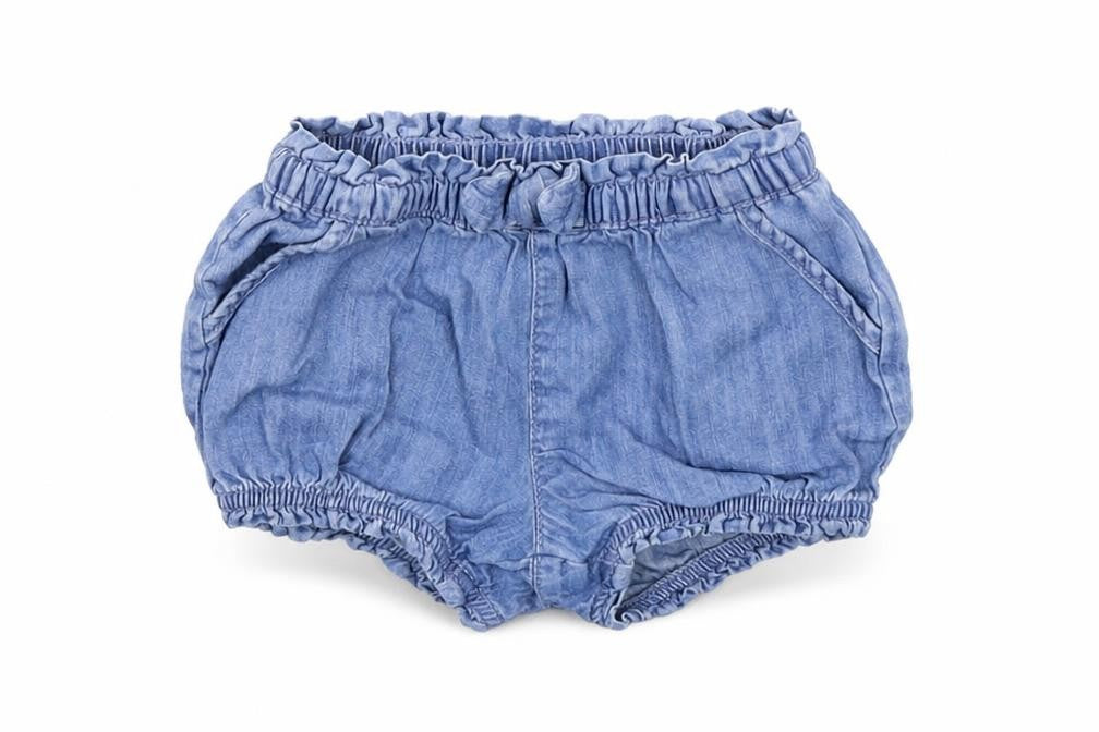 Gap Girls Blue   Cropped Trousers Size 9-12 Months  - Elasticated Waist