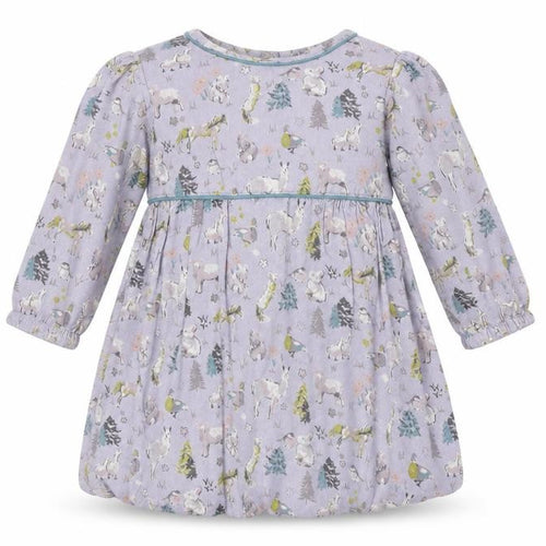 Monsoon Baby Blue Geometric  A-Line  Size 0-3 Months