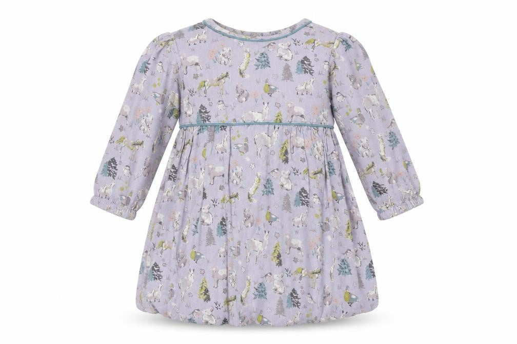 Monsoon Baby Blue Geometric  A-Line  Size 0-3 Months