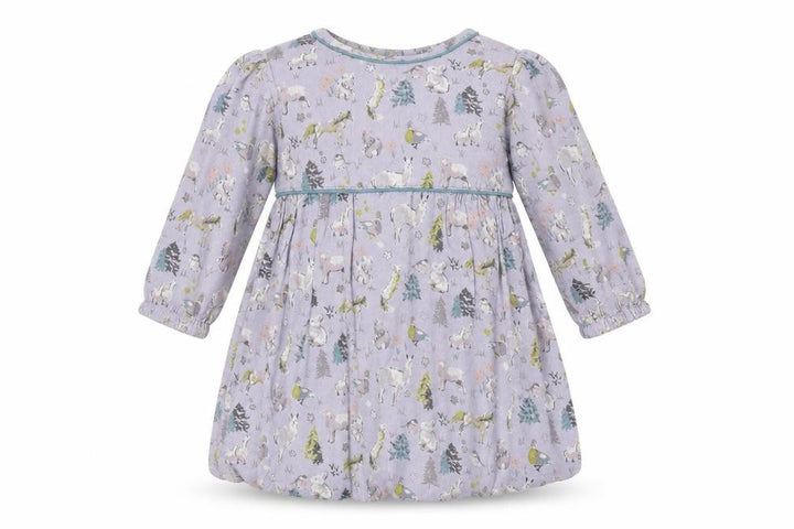 Monsoon Baby Blue Geometric  A-Line  Size 0-3 Months