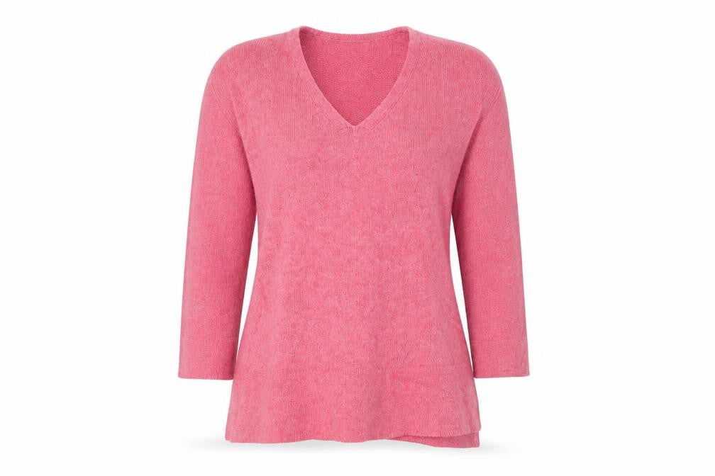 Monsoon Womens Pink  Knit Pullover Sweatshirt Size S