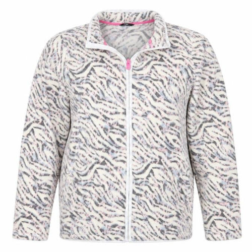 F&F Womens White Animal Print  Jacket Coat Size 18