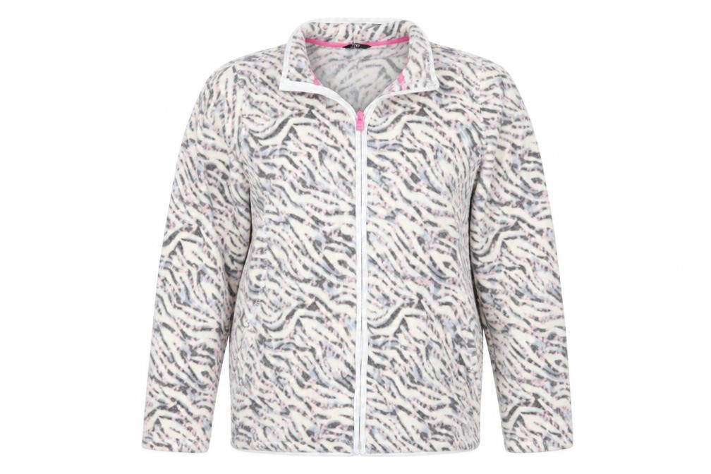 F&F Womens White Animal Print  Jacket Coat Size 18