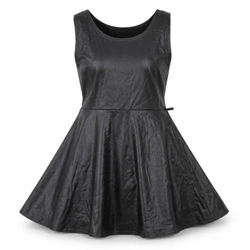 Preworn Womens Black   Skater Dress  Size S