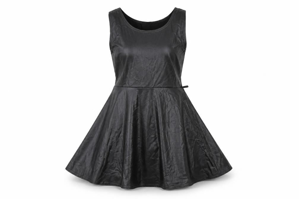 Preworn Womens Black   Skater Dress  Size S