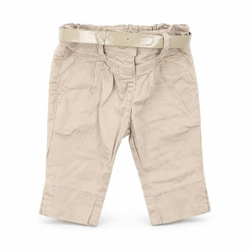 Preworn Baby Beige  Denim Capri Jeans Size 3-6 Months