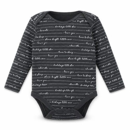 George Baby Grey Striped  Babygrow One-Piece Size 18 Months