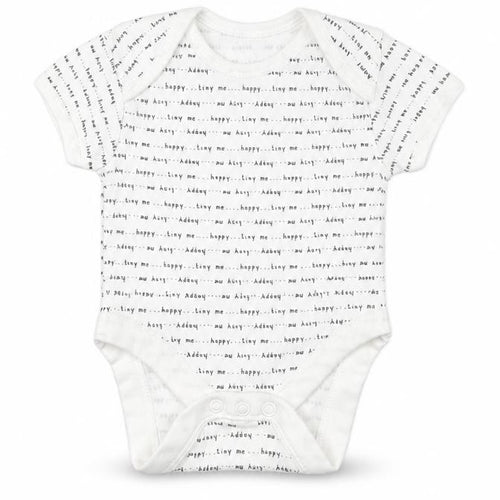 Primark Baby White   Babygrow One-Piece Size 0-3 Months  - TINY ME