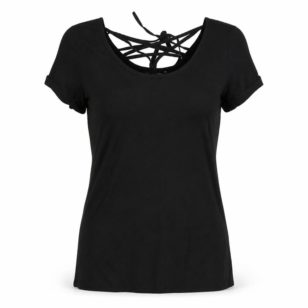 fancy cube Womens Black   Basic T-Shirt Size XL