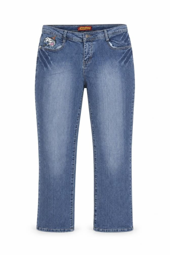 Swallow jeans Womens Blue Geometric  Skinny Jeans Size 2XL L31 in