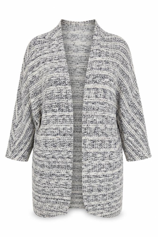 Front view of Primark women’s grey cardigan jumper, size M