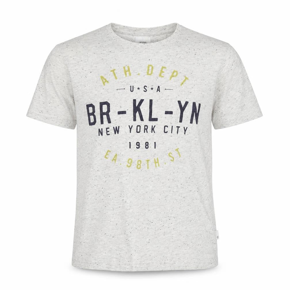 Front view of Buton men’s grey t-shirt, size S