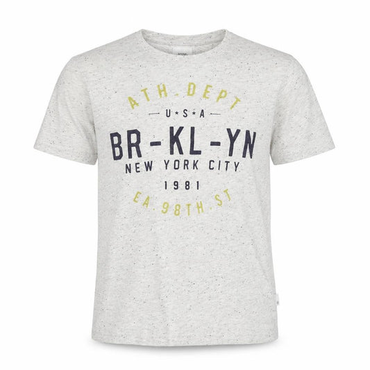 Front view of Buton men’s grey t-shirt, size S