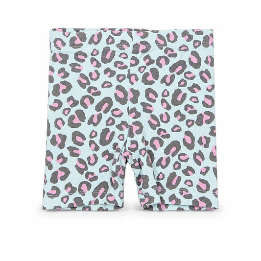 Front view of Studio girls’ multicoloured animal print sweatpants leggings, size 12-18, months