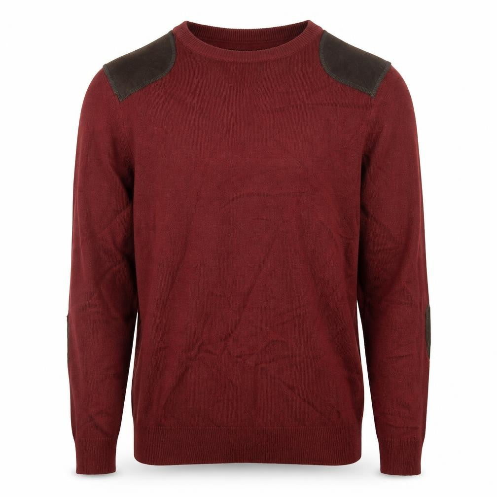 Front view of New Look men’s red jumper, size S