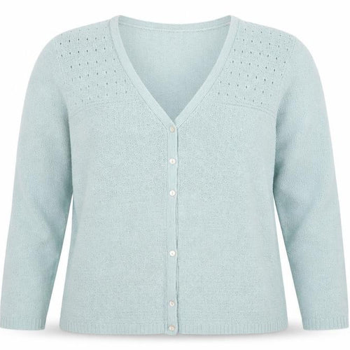 BM Womens Green  Knit Cardigan Jumper Size L  - Oversized