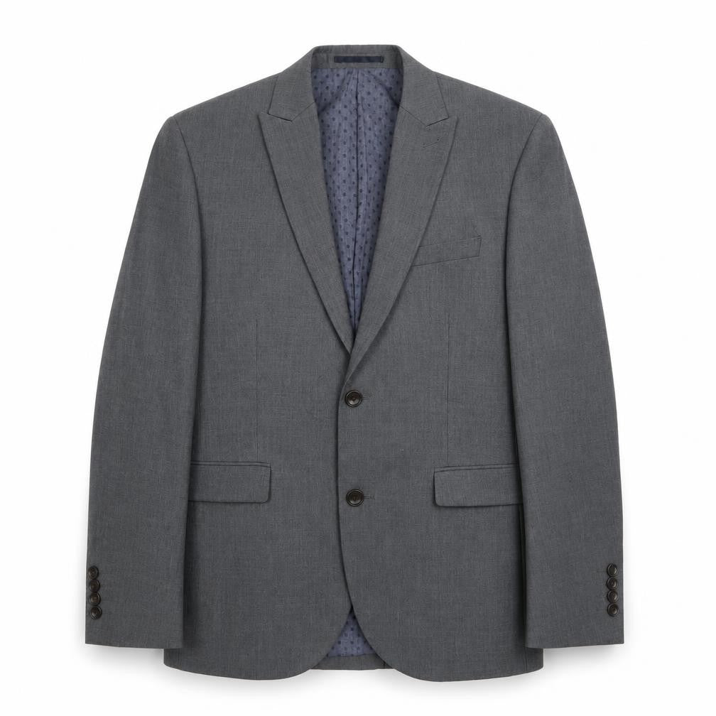 Front view of Next men’s grey jacket suit jacket, size 38
