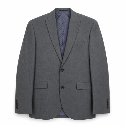 Front view of Next men’s grey jacket suit jacket, size 38