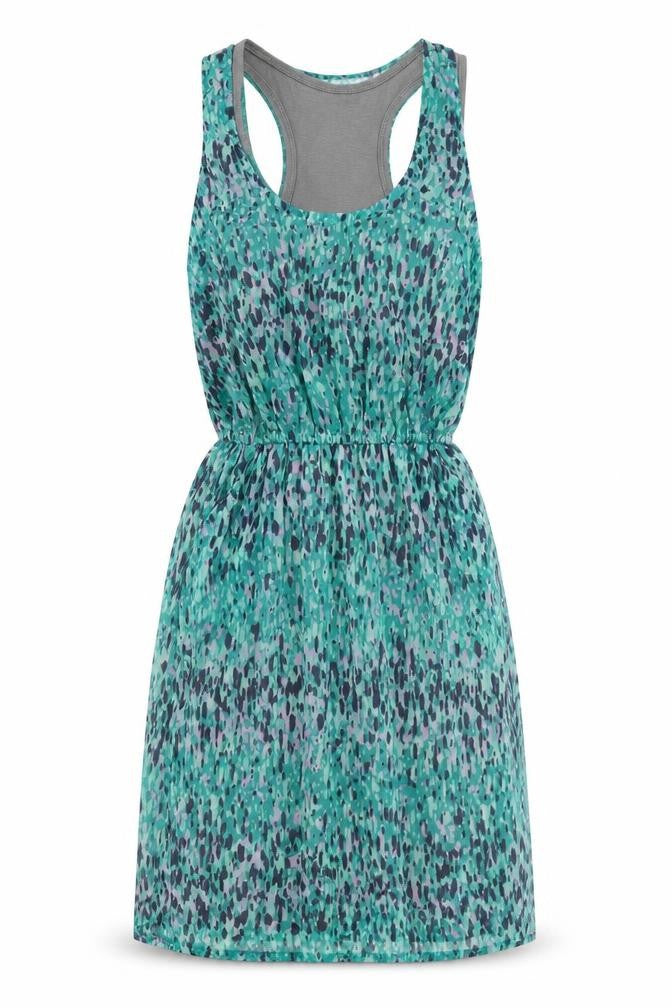 S Womens Blue Geometric Jersey Tank Dress  Size XS