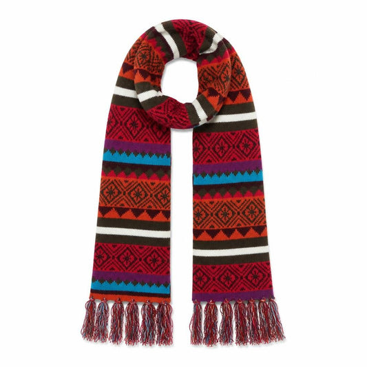 Matalan Girls Multicoloured Geometric Knit Rectangle Scarf Scarves & Wraps One Size