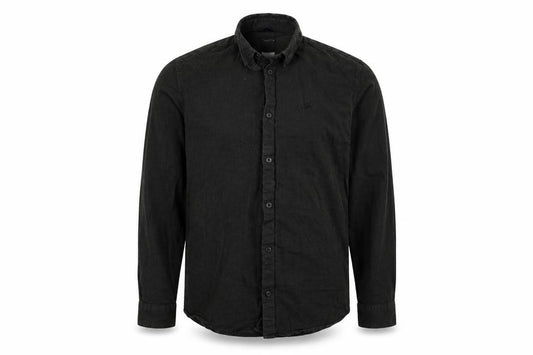 Front view of River Island men’s green button-up, size M