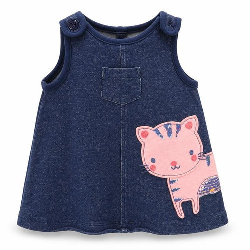 bluezoo Girls Blue   Fit & Flare  Size 3-6 Months