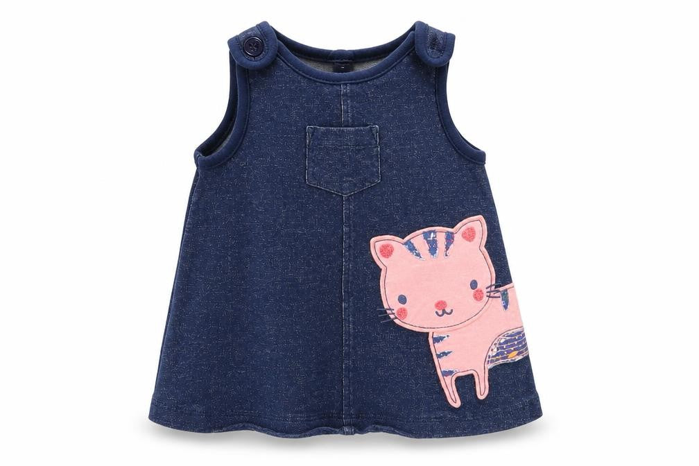 bluezoo Girls Blue   Fit & Flare  Size 3-6 Months