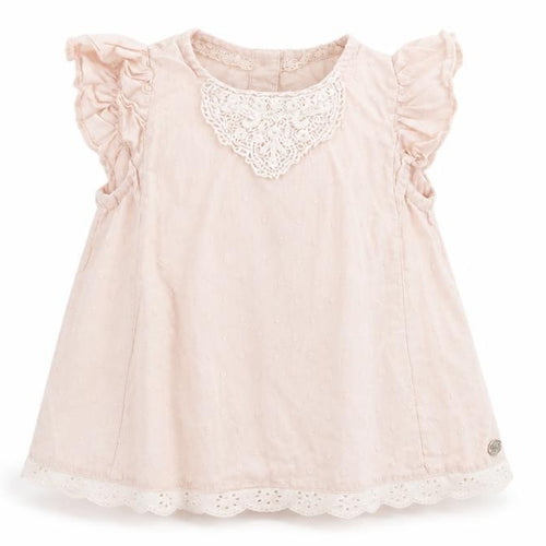 M Girls Pink Polka Dot  Fit & Flare  Size 9-12 Months
